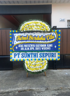 Papan Bunga Duka di Gumbasa